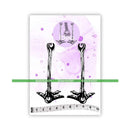 Katzelkraft Rubber Stamp 4x4inch - Ostrich Legs*