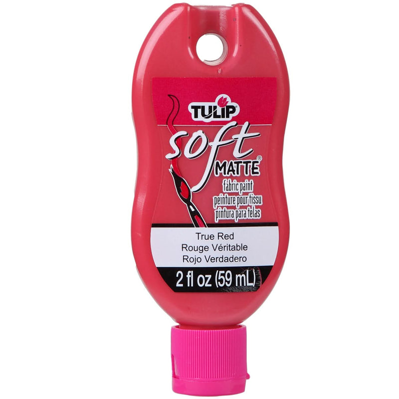 Tulip Soft Matte Fabric Paint 2oz - True Red