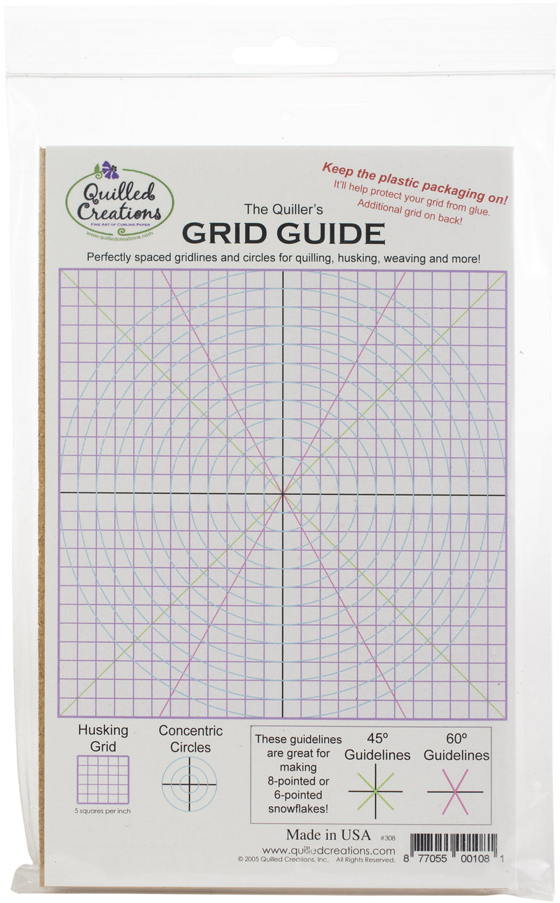 Quilled Creations Quiller's Grid Guide 8"X5"*