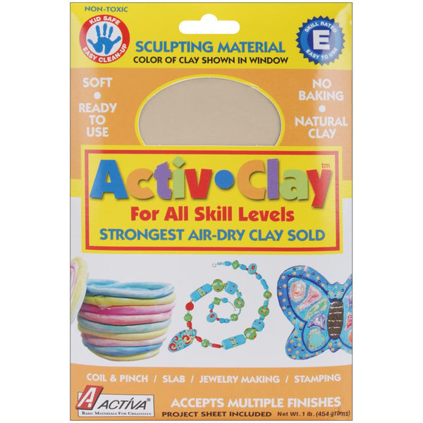 Activa Activ-Clay Air-Dry Clay 1lb - White