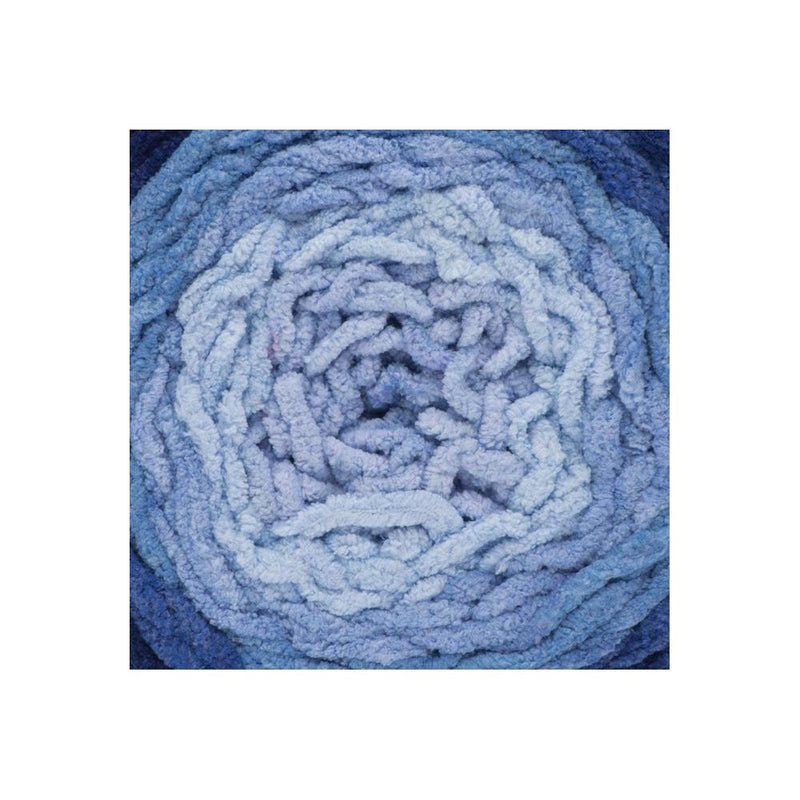 Bernat - Blanket Ombre Yarn - Navy Ombre - 10.5oz/300g, 220yd/201m