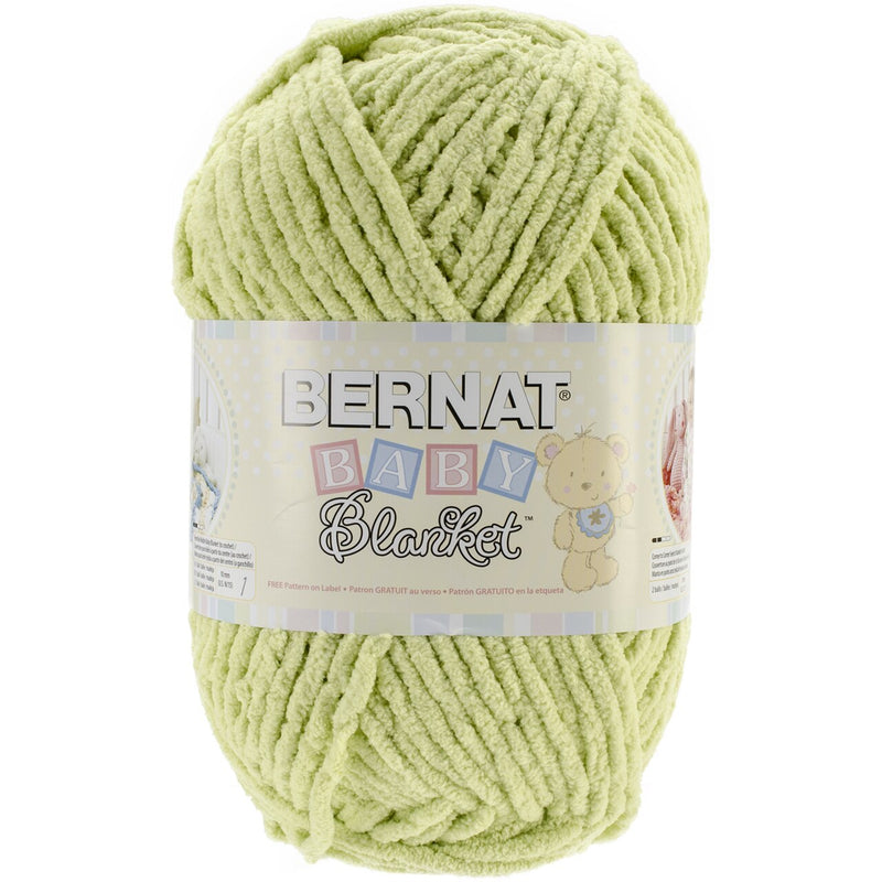 Bernat Baby Blanket Big Ball Yarn Lemon Lime 10.5oz 300g CraftOnline