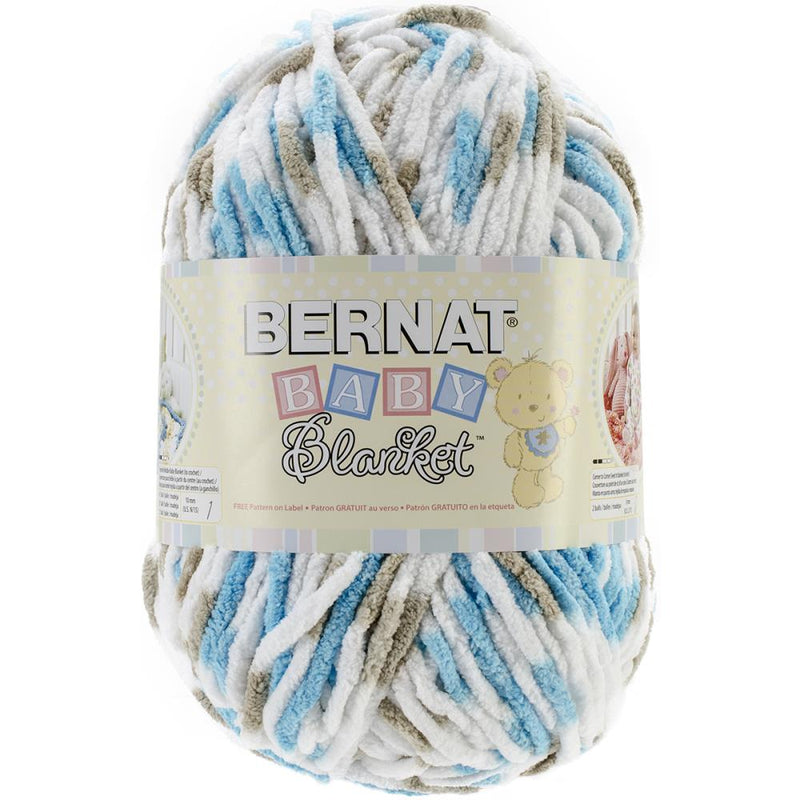 Bernat Baby Blanket Big Ball Yarn - Little Teal Dove 10.5oz/300g*