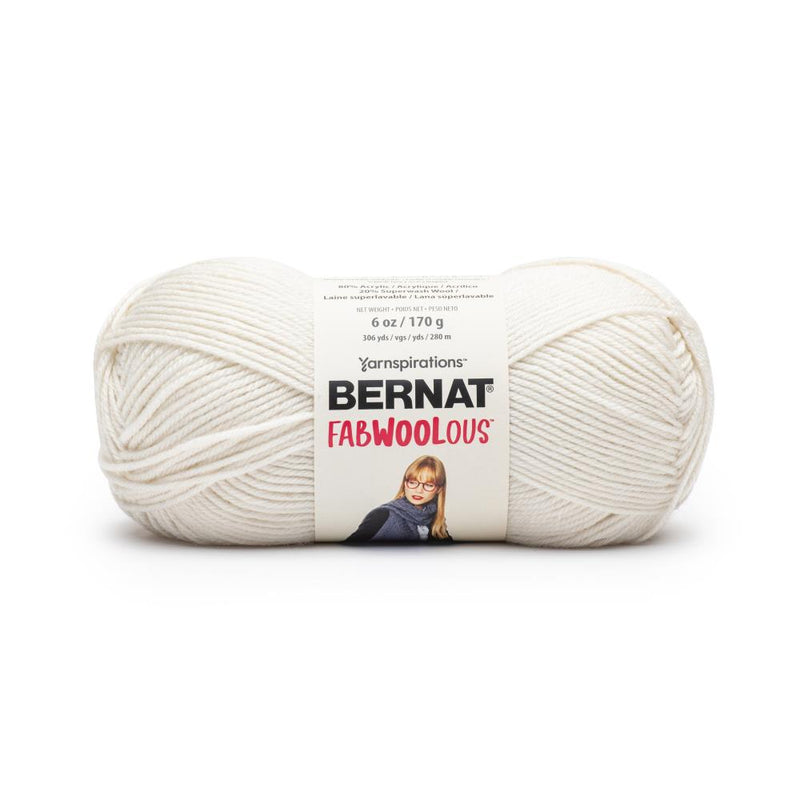 Bernat Fabwoolous Yarn - Cream*