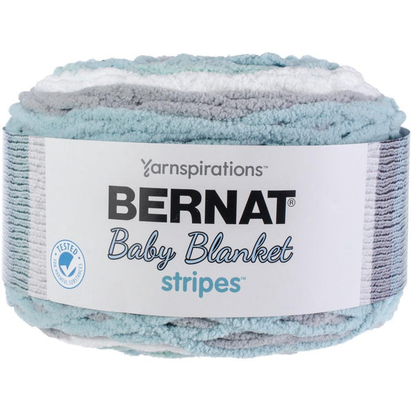 Bernat Baby Blanket Stripes Yarn - Above The Clouds 300g