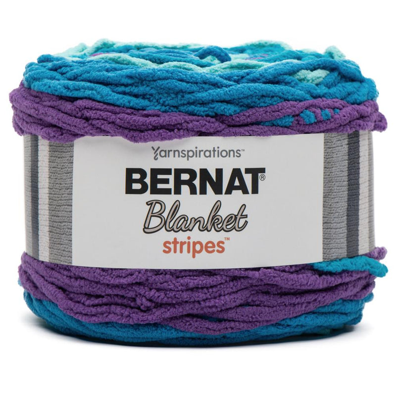 Bernat Blanket Stripes Yarn - Rip Tide^*