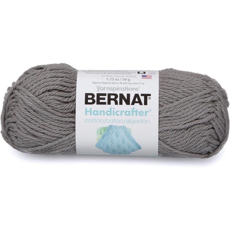 Bernat Handicrafter Cotton Yarn - Solids - Overcast^*