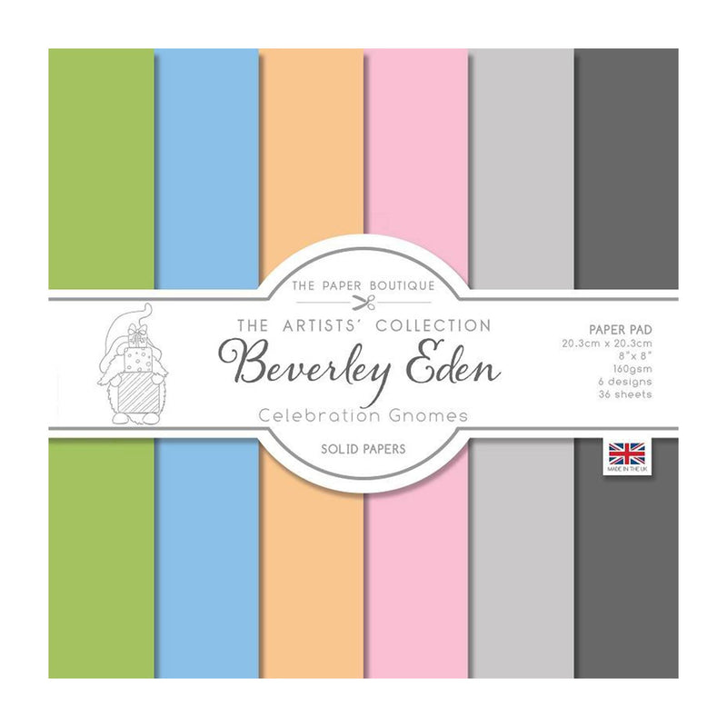 The Paper Boutique Celebration Gnomes 8"x 8" - Solid papers*