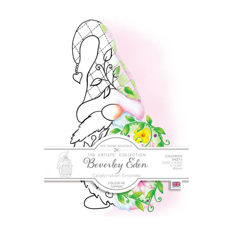 The Paper Boutique Celebration Gnomes A6 Colour Me Toppers Collection*