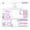 The Paper Boutique - Everyday Shades Of Lilac - 8"x 8" Project Pad*