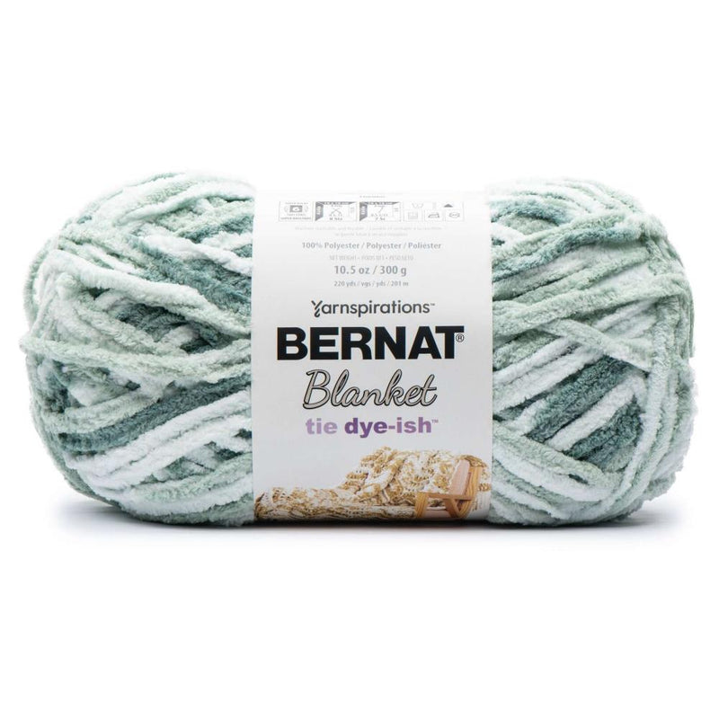 Bernat Blanket Tie Dye-Ish Yarn Mossy Hills