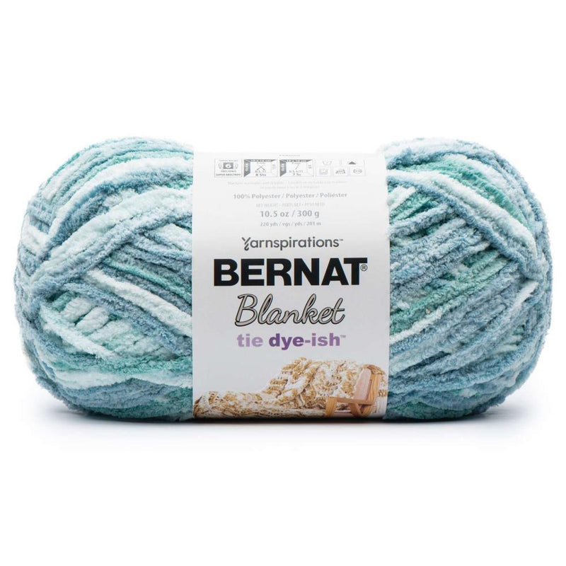 Bernat Blanket Tie Dye-Ish Yarn Tropical Sea