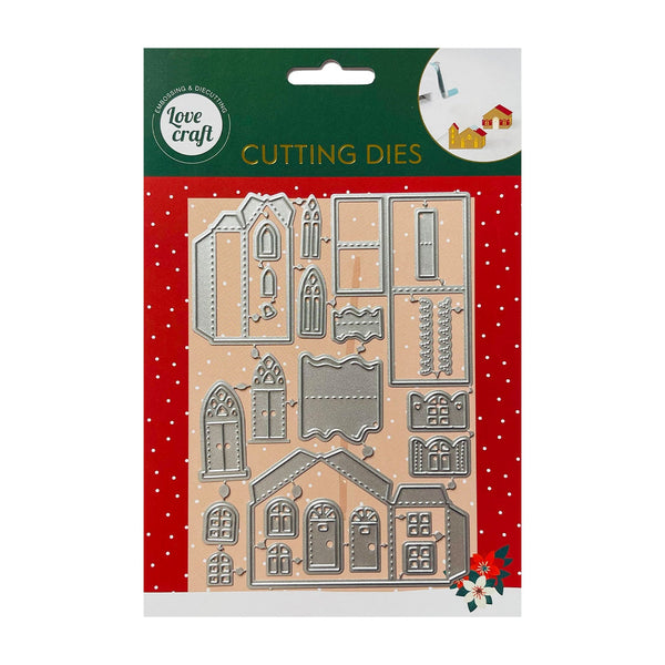 Poppy Crafts Cutting Dies - Christmas Collection - Church/House