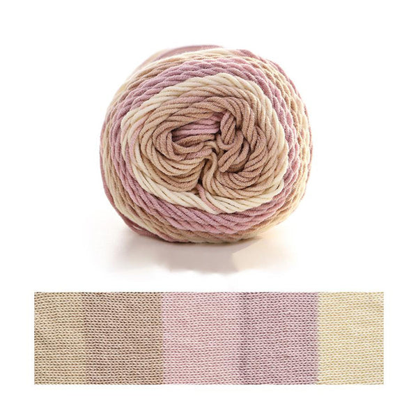 Poppy Crafts Rainbow Cotton Yarn 100g - Mix 17