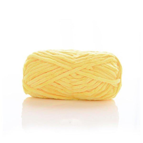 Poppy Crafts Smooth Like Velvet Yarn 100g - Yellow