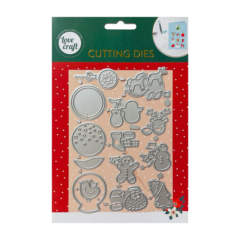 Poppy Crafts Cutting Dies - Christmas Collection - Globe Buddies