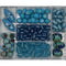 Bead Bazaar Glass Beads In A Case - Blue 1*