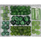 Bead Bazaar Glass Beads In A Case - Green*