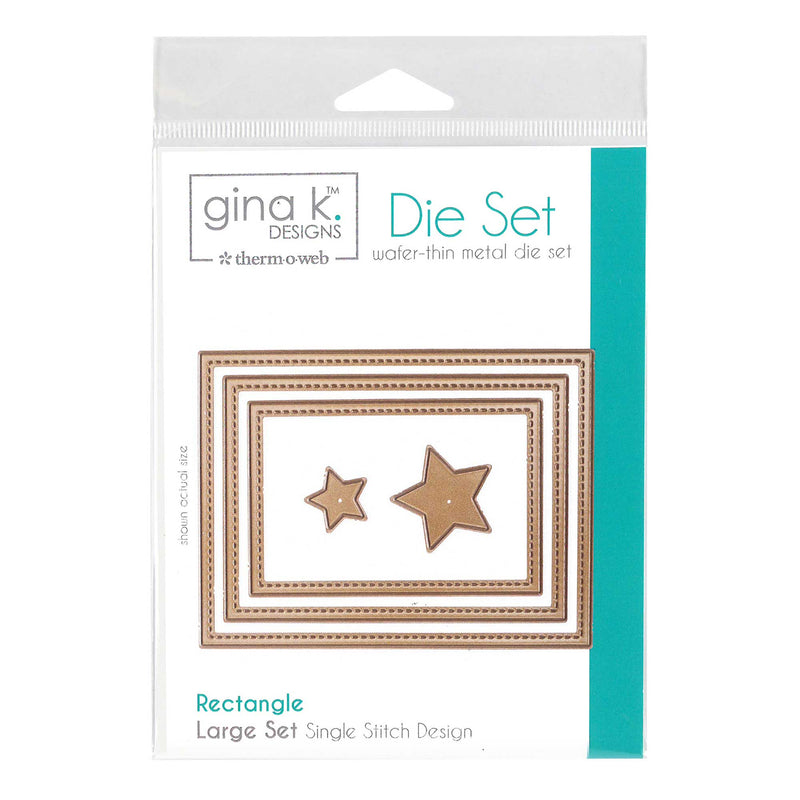 Gina K Designs Nested Die Set - Rectangle Large