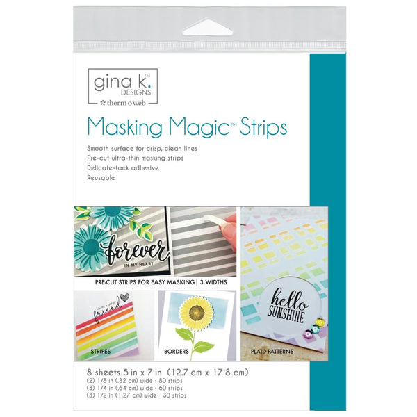 Gina K Designs Masking Magic Strips 8-pack