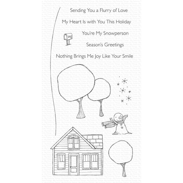 My Favorite Things Stacey Yacula Stamps 4"X8" Flurry of Love*