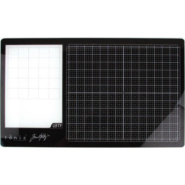 Tim Holtz Glass Media Mat 23.75 inchX14.25 inch - Left-Handed