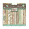 Stamperia Backgrounds Double-Sided Paper Pad 8"x 8" 10/Pkg - Brocante Antiques