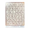 Authentique Alphabet 6'' x 8'' Stickers - Square Classic Type - Brown*