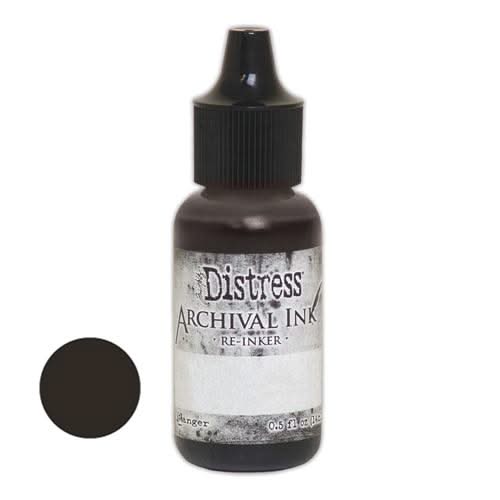 Tim Holtz Distress Archival Reinker - Black Soot