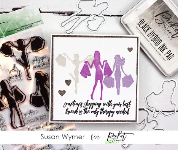 Picket Fence Studios 4 inch X8 inch Stamp Set - Dear Best Friend*