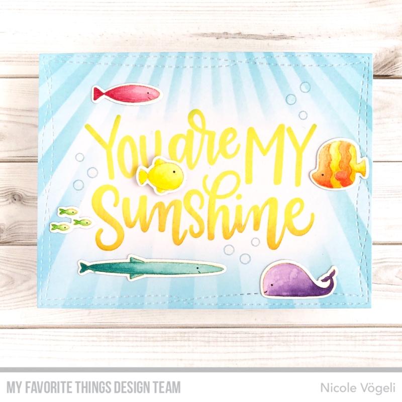 My Favorite Things - Clear Stamps - Fish You Were Here*