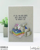 Stamping Bella Cling Stamps - Gnome with A List - Stamp is approx. 3 x 4 inches.*
