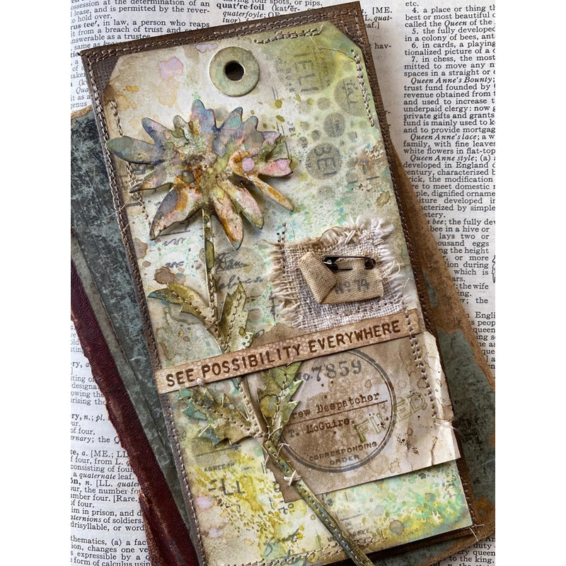 Tim Holtz Cling Stamps 7in x 8.5in - Field Notes