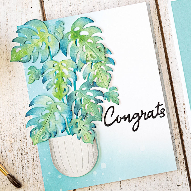 Hero Arts Paper Layering Dies - Plant And Stand*