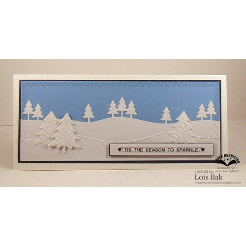 Karen Burniston Dies - Long Nature Edges 2- Stamping Die Set*