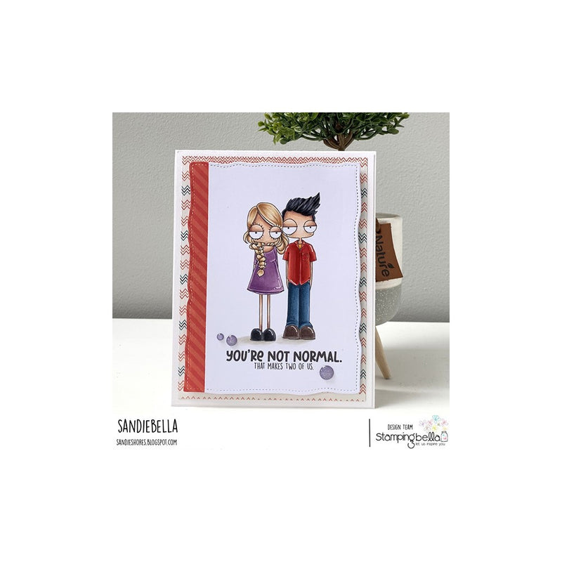 Stamping Bella Cling Stamps - Oddball Mum And Dad*