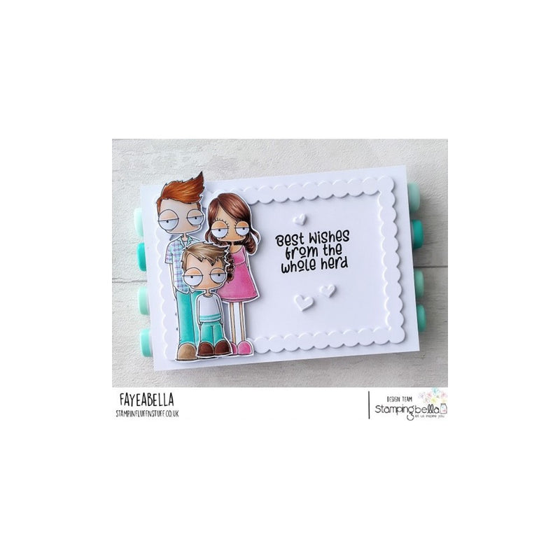 Stamping Bella Cling Stamps - Oddball Mum And Dad