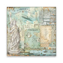 Stamperia Polyester Fabric 12"X12" 4 pack - Sir Vagabond Aviator*