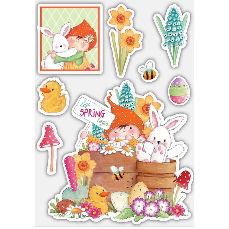 Craft Consortium Clear Stamps - Let Spring Begin*