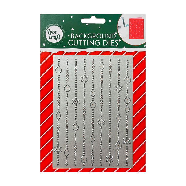 Poppy Crafts Cutting Dies - Christmas Collection - Background - Hanging Ornaments