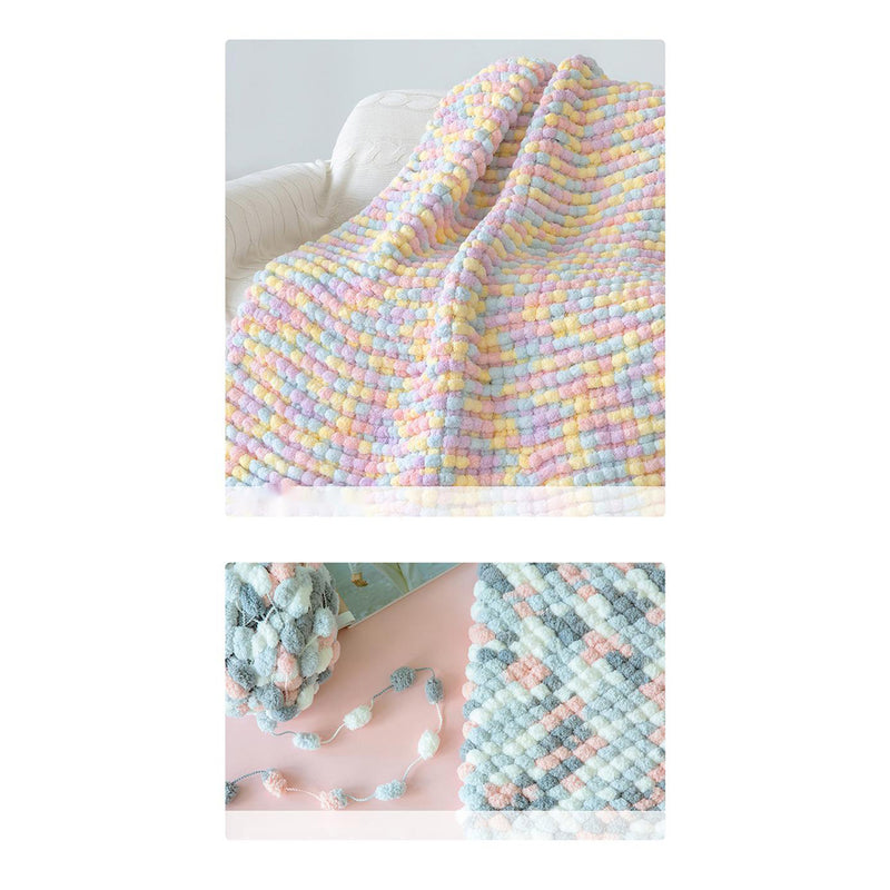Poppy Crafts Pom Pom Yarn 150g - Fairy Floss