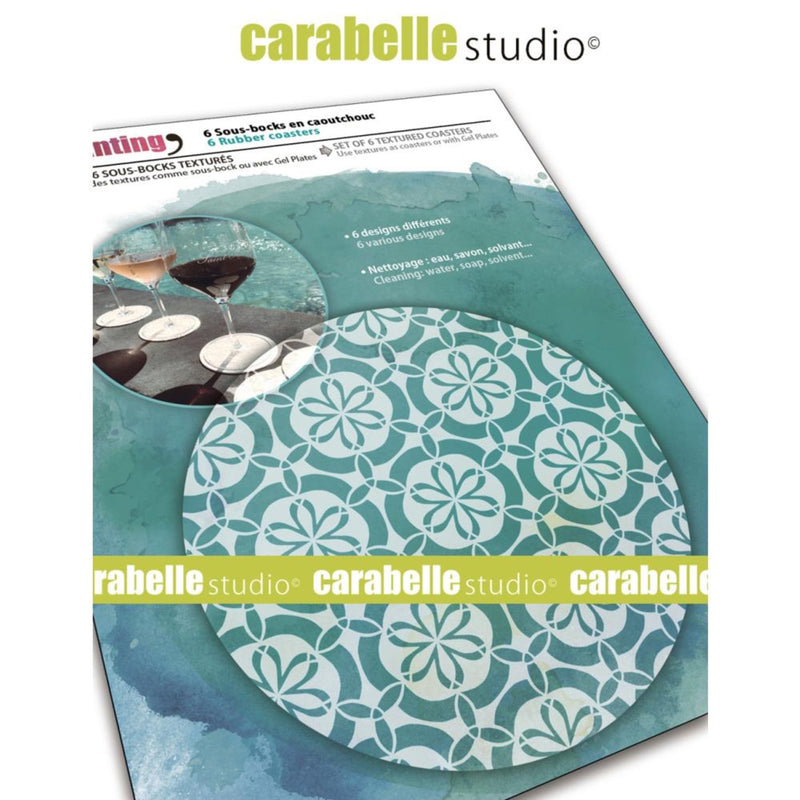 Carabelle Studio Textures Coasters - Vintage Wallpaper