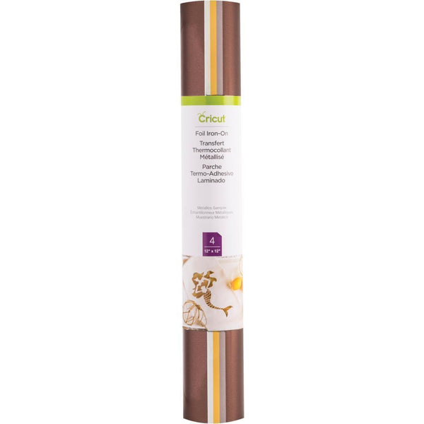 Cricut Foil Iron-On 12 inch X12 inch Sampler 4 pack Metallic
