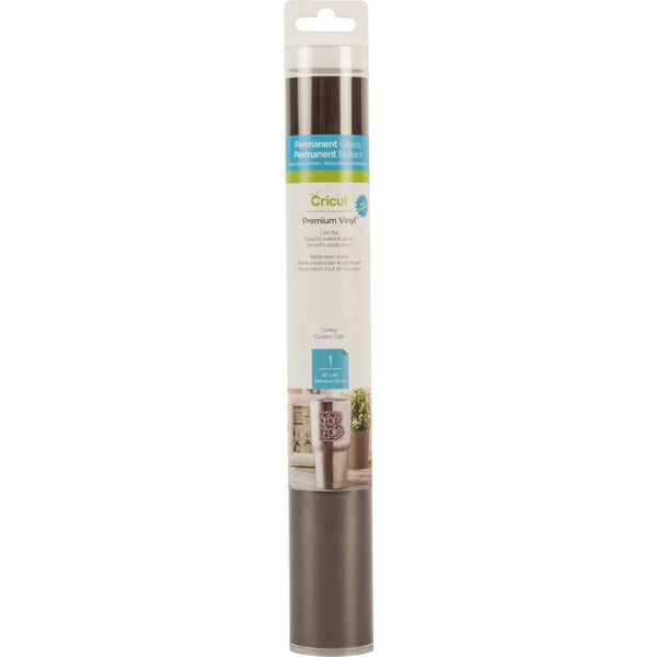 Cricut Permanent Vinyl 12"X48" Roll - Coffee