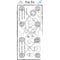 Maker Forte Clear Stamps By Varada Sharma Designs 4"X8" - Gnome Love Slimline*