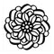 Maker Forte Stencils By Jess Francisco 6"X6" - Swirly Whirly*