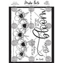 Maker Forte Clear Stamps By Hedgehog Hollow 6"X8" - Live Life In Full Bloom