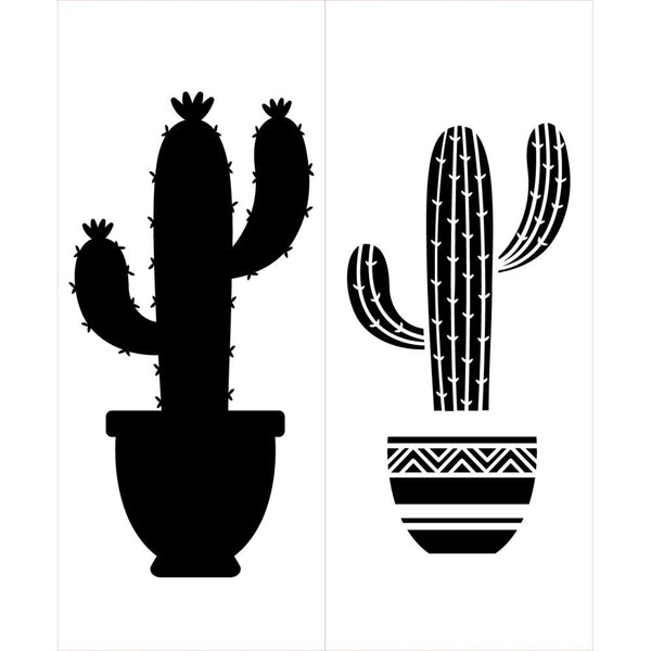 Maker Forte Layered Stencils Slimline Feeling Prickly - Cactus*