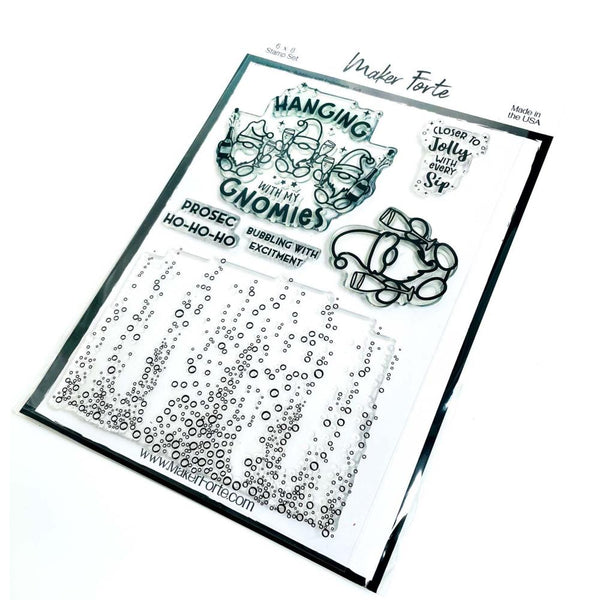 Maker Forte Clear Stamps 6"X8" - Bubbling With Excitement*