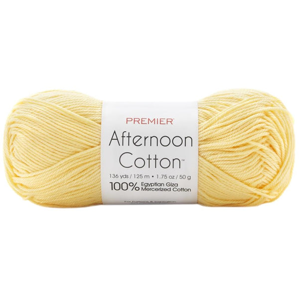 Premier Yarns Afternoon Cotton Yarn - Butter 50g